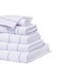 serviette de bain 70x140 qualité épaisse blanche avec rayure lilas lilas serviette 70 x 140 - 5254710 - HEMA