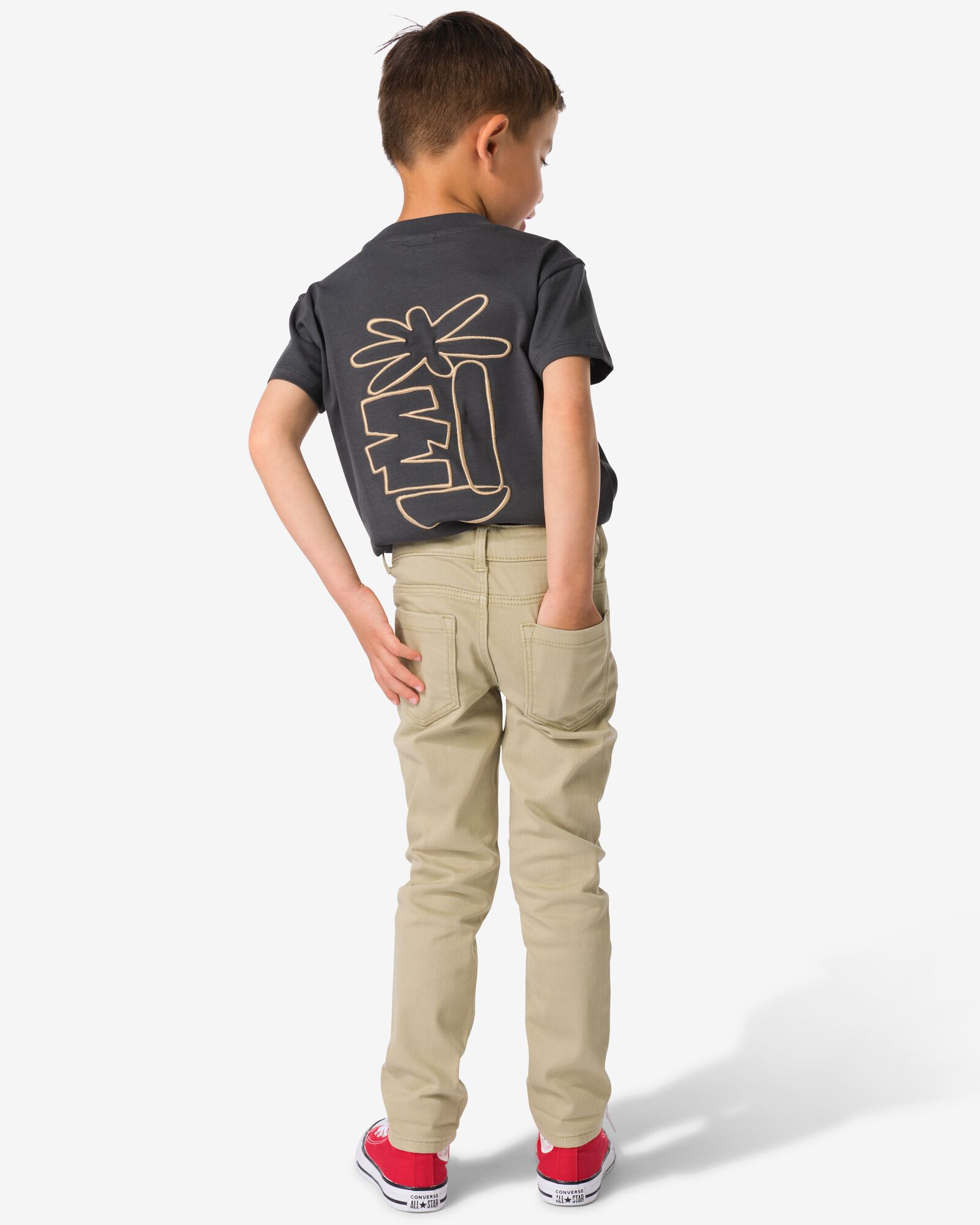 jog denim skinny pour enfants sable sable - 30746316SAND - HEMA