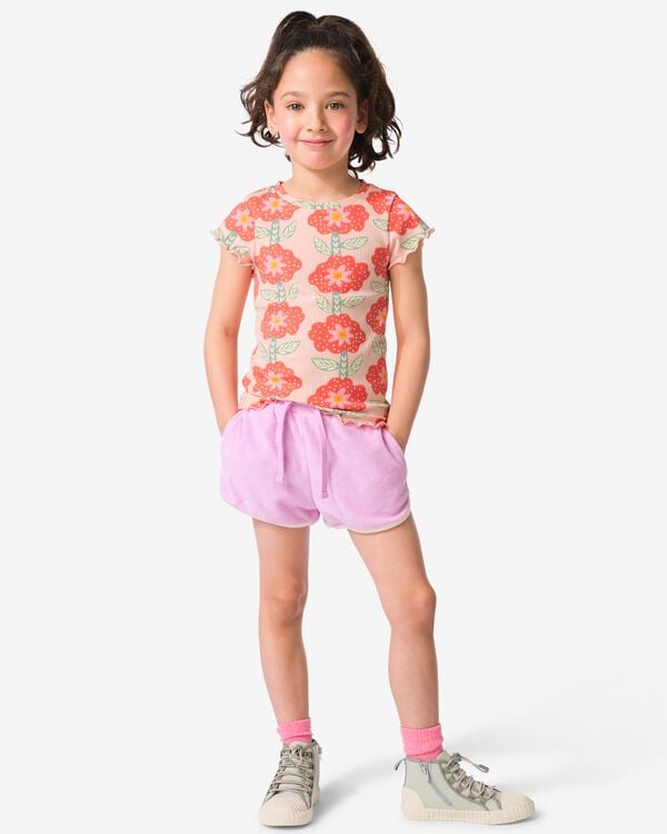 kindershort comfort fit paars paars - 30825404PURPLE - HEMA