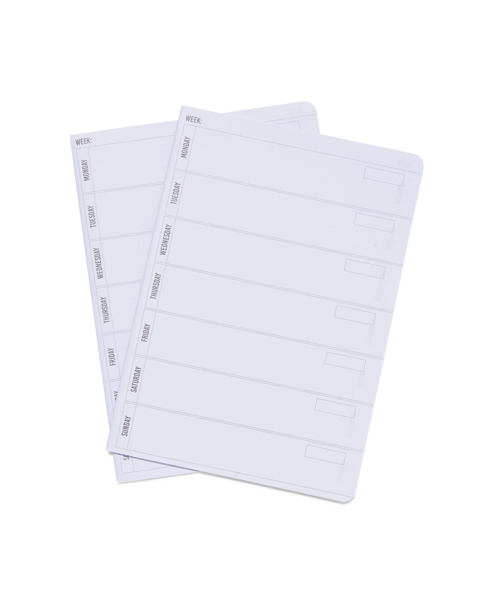 2er-Pack Ersatzblätter für Notizbücher, DIN A5, Wochenplaner - 14170084 - HEMA
