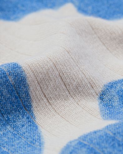 Kinder-Kleid, gerippt, Blumen blau - 30876820BLUE - HEMA