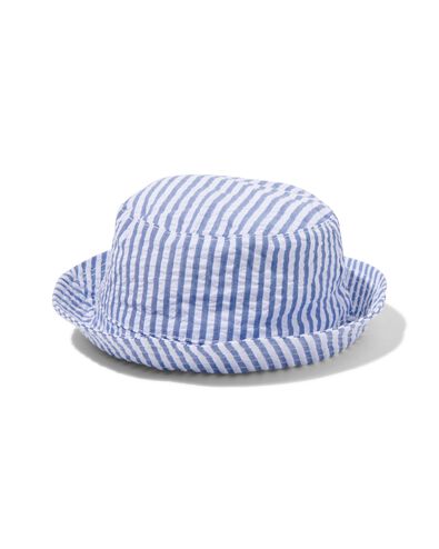 chapeau bébé avec rayures bleu 74/80 - 33234432 - HEMA