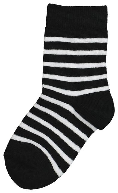 chaussettes enfant - mini-me noir/blanc noir/blanc - 1000019296 - HEMA