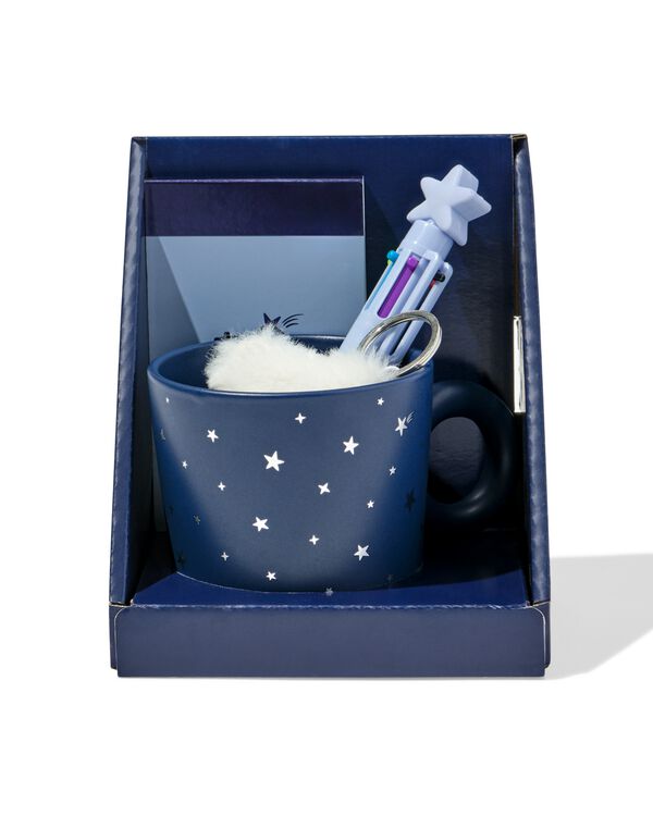 Geschenkset Becher, Pompon und Stift - 14100360 - HEMA