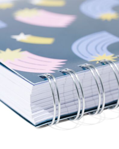 cahier &agrave; spirale 4-en-1 A5 lign&eacute; - 14170157 - HEMA