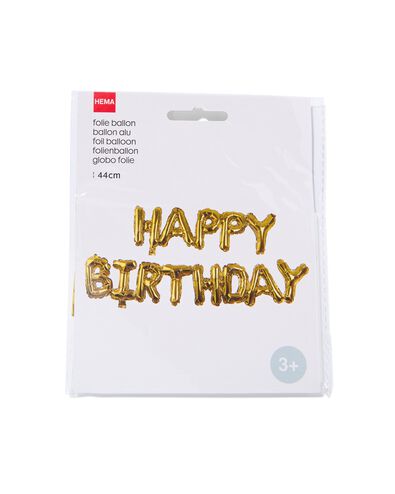 Folienballon „Happy Birthday“ - 14230018 - HEMA