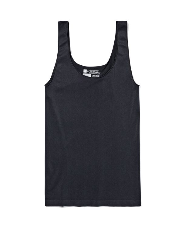 d&eacute;bardeur femme sans coutures microfibre noir noir - 1000002077 - HEMA