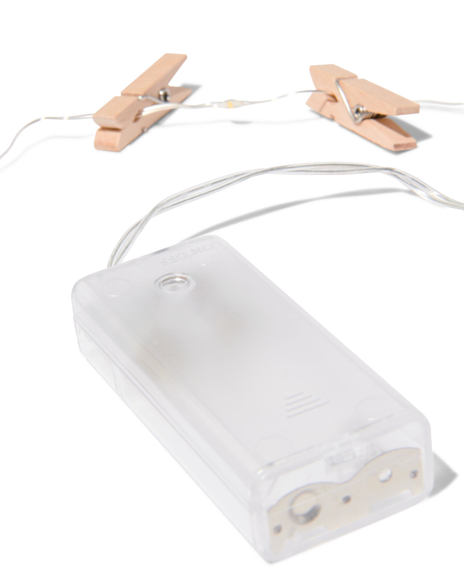 guirlande lumineuse de 3,25 m avec 20 lumi&egrave;res et 19 clips scintillants - 60320006 - HEMA