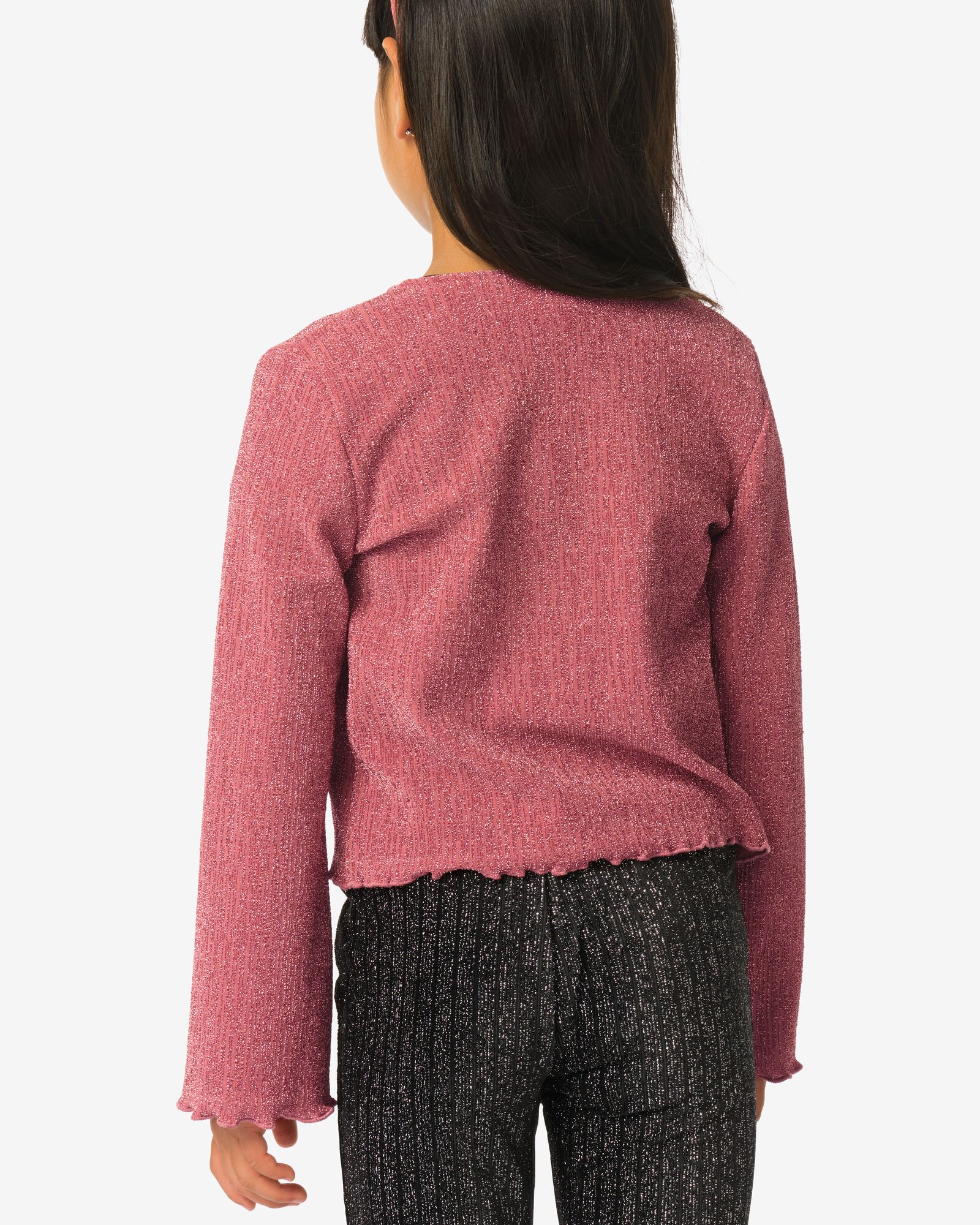 kindervest jersey  roze roze - 30836537PINK - HEMA