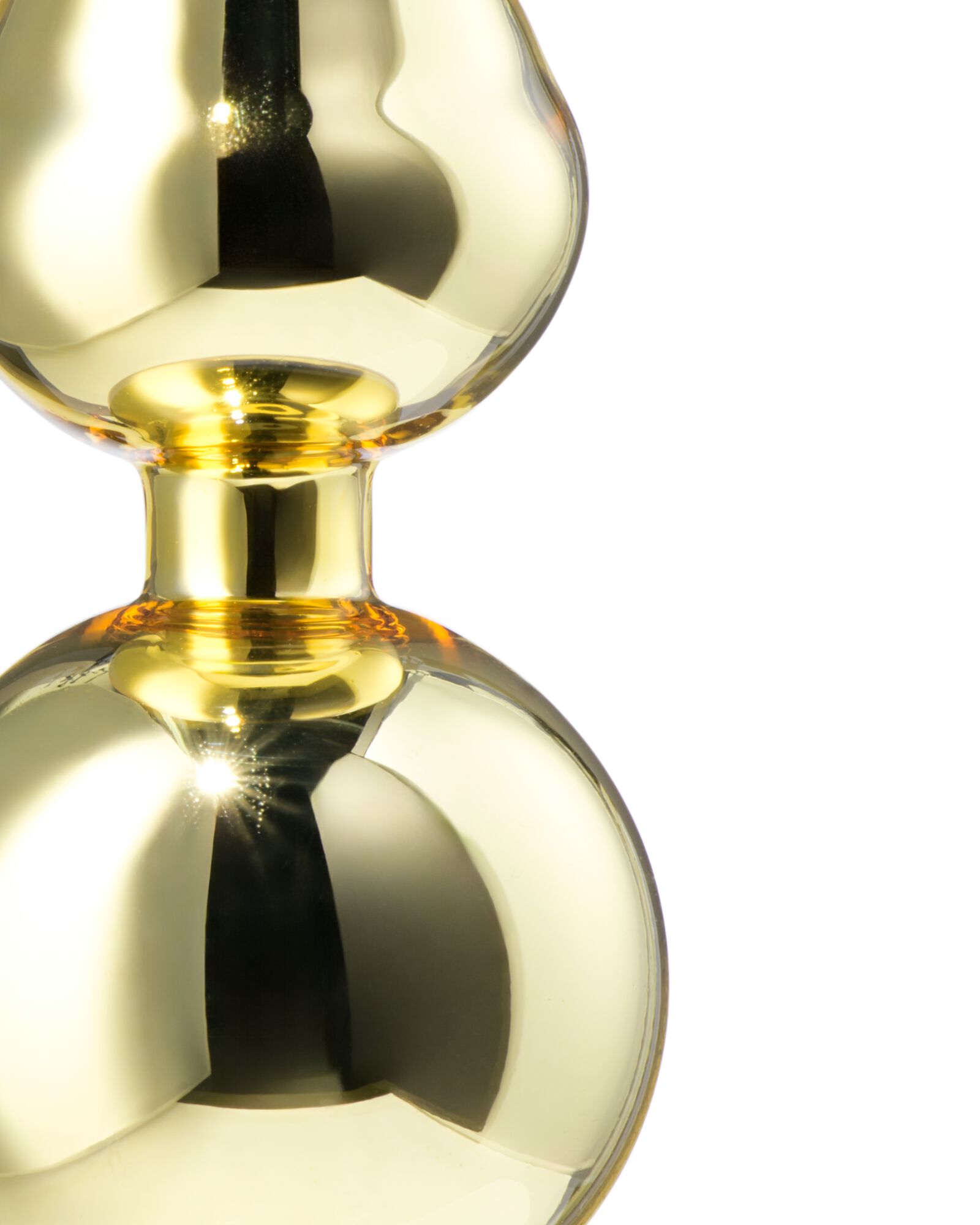 pointe de sapin en verre dorée - 25110172 - HEMA