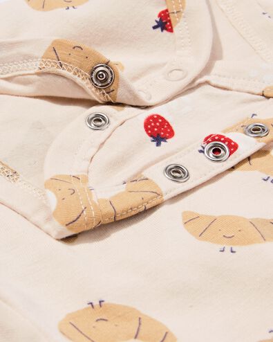 body crois&eacute; &eacute;volutif nouveau-n&eacute; &eacute;cru &eacute;cru - 33447320ECRU - HEMA