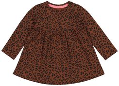 robe bébé léopard marron marron - 1000026805 - HEMA