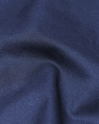 drap-housse 90x200cm coton doux bleu fonc&eacute; - 5160028 - HEMA