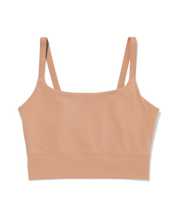 haut non pr&eacute;form&eacute; sans armatures - ultimate comfort marron clair marron clair - 21805590LIGHTBROWN - HEMA