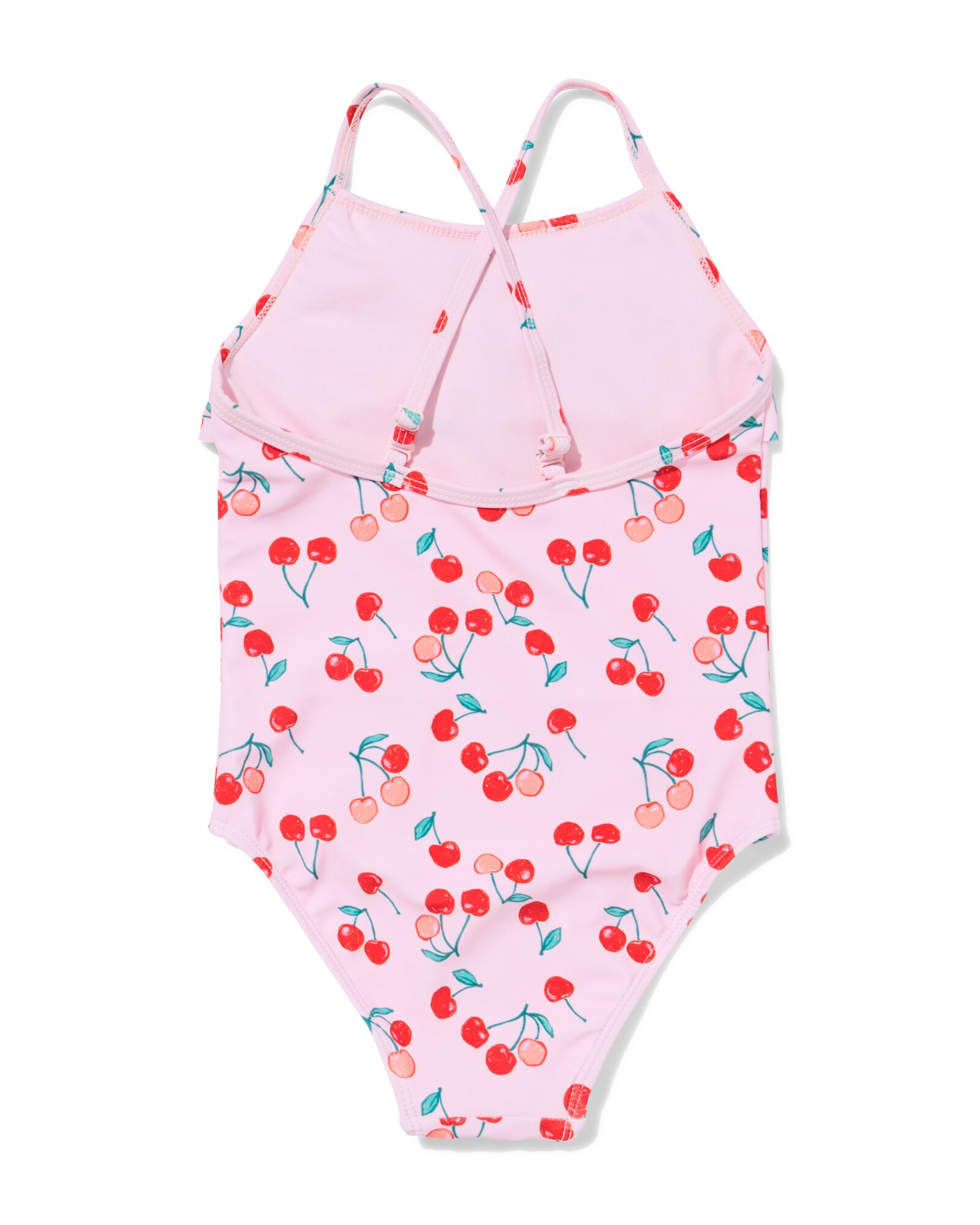 Kinderbadeanzug mit Kirschen  rosa rosa - 22260400PINK - HEMA