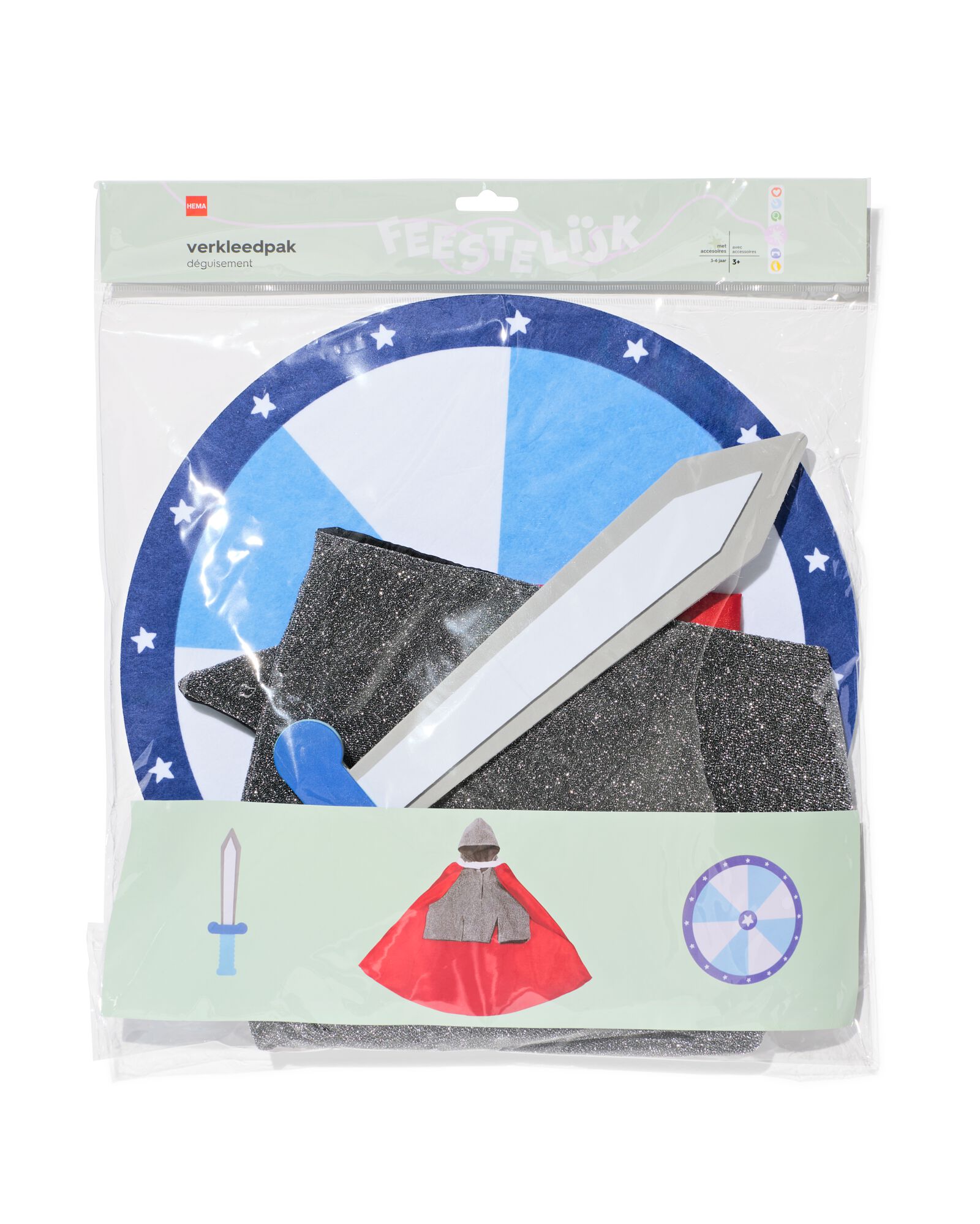 verkleedset ridder voor kinderen - 15180083 - HEMA