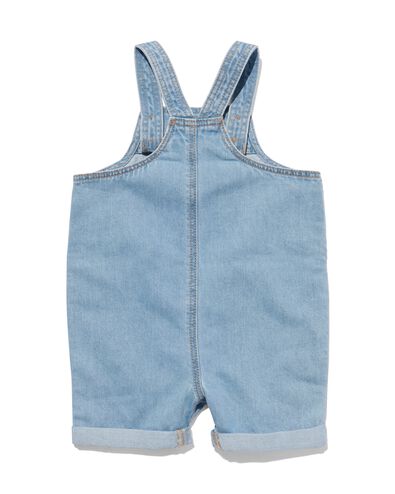 kurze Baby-Latzhose, Denim jeansfarben jeansfarben - 33101450DENIM - HEMA