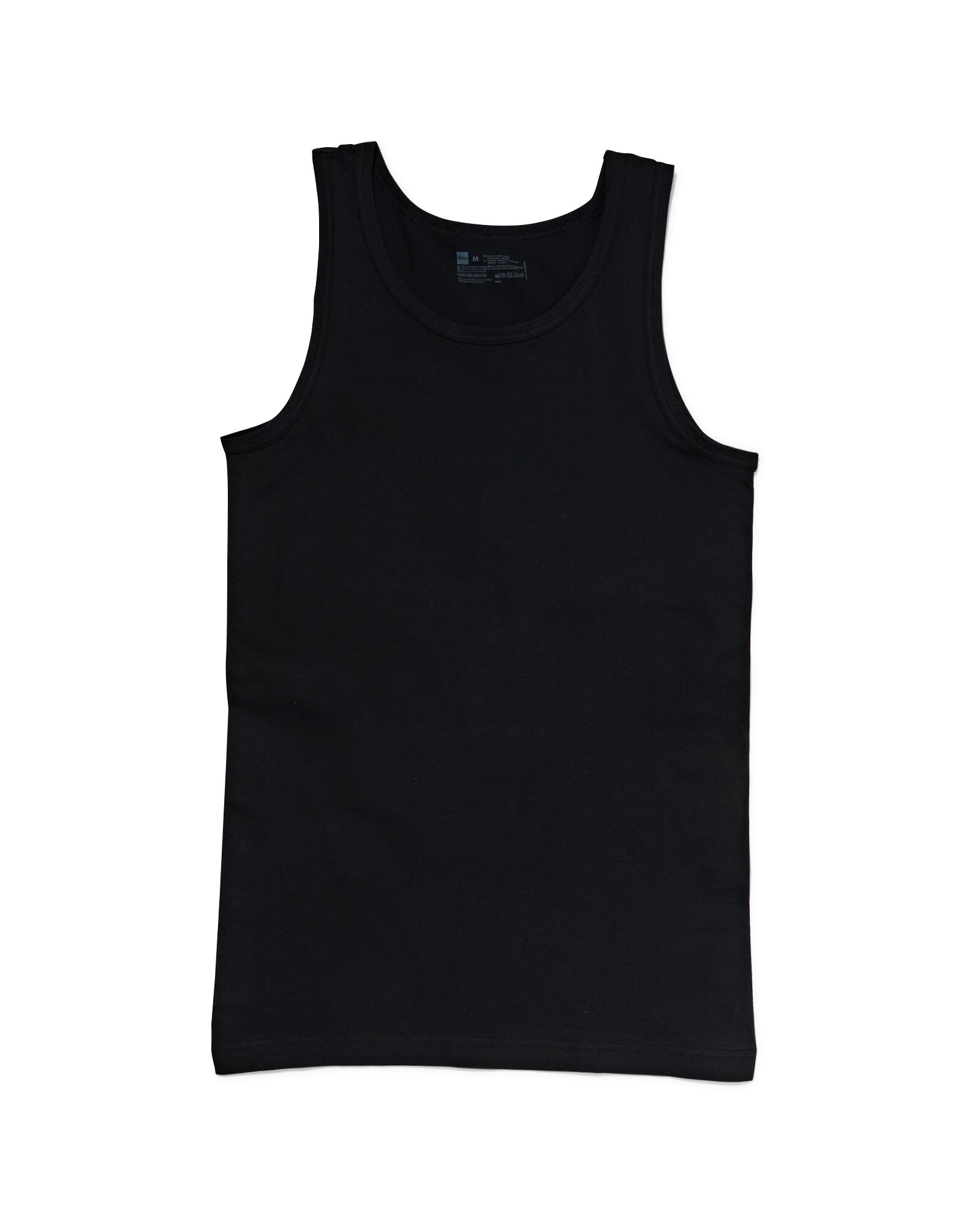 chemises homme sans couture perfect comfort - 2 pi&egrave;ces noir noir - 1000009783 - HEMA