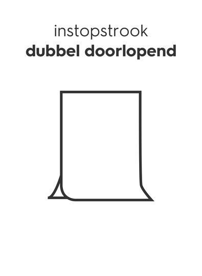 Bettbezug 140 &times; 200/220 cm weiche Baumwolle Tupfen Beige - 5750140 - HEMA