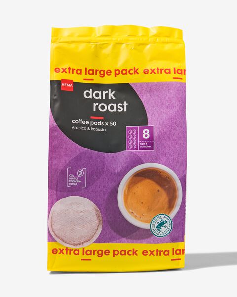 50er-Pack Kaffeepads, Dark Roast - 17150039 - HEMA