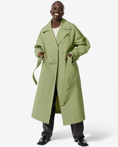 trench-coat Eleanor femme  vert - 36281370GREEN - HEMA
