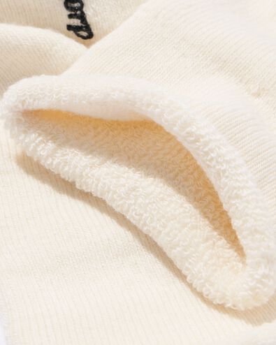 chaussettes b&eacute;b&eacute; Takkie et Siepie en tissu &eacute;ponge blanc cass&eacute; blanc cass&eacute; - 4770040OFFWHITE - HEMA