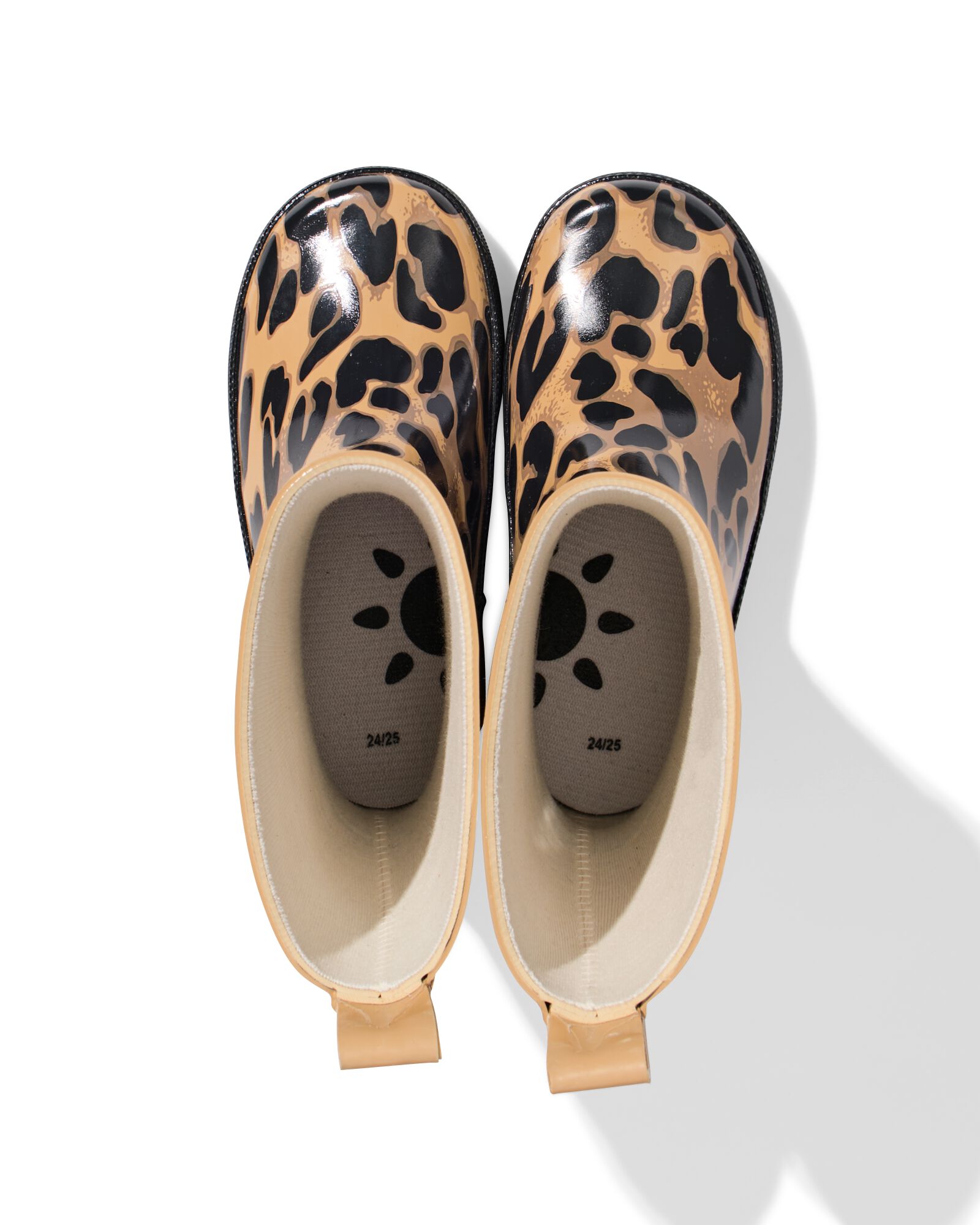 kinder regenlaars rubber bruin bruin - 18450720BROWN - HEMA