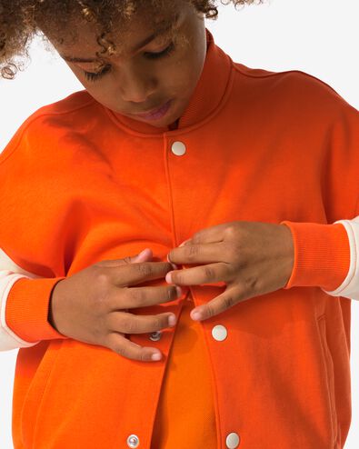 Baseballjacke f&uuml;r Kinder, K&ouml;nigstag orange - 30787321ORANGE - HEMA