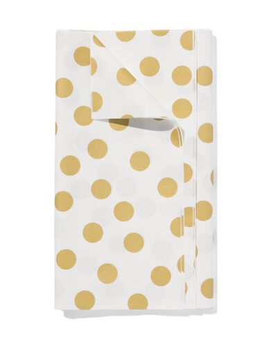 nappe &agrave; pois dor&eacute;s 200 x 138 cm - 14250213 - HEMA