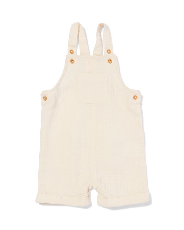 babyplaysuit mousseline ecru ecru - 33188970ECRU - HEMA