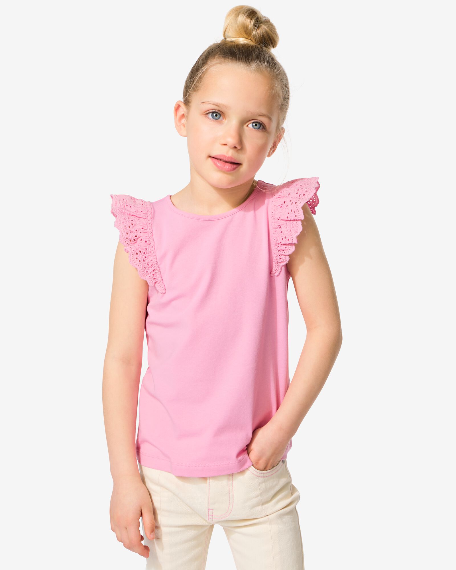 Kinderunterhemd – 2 Stück rosa - 30812852PINK - HEMA