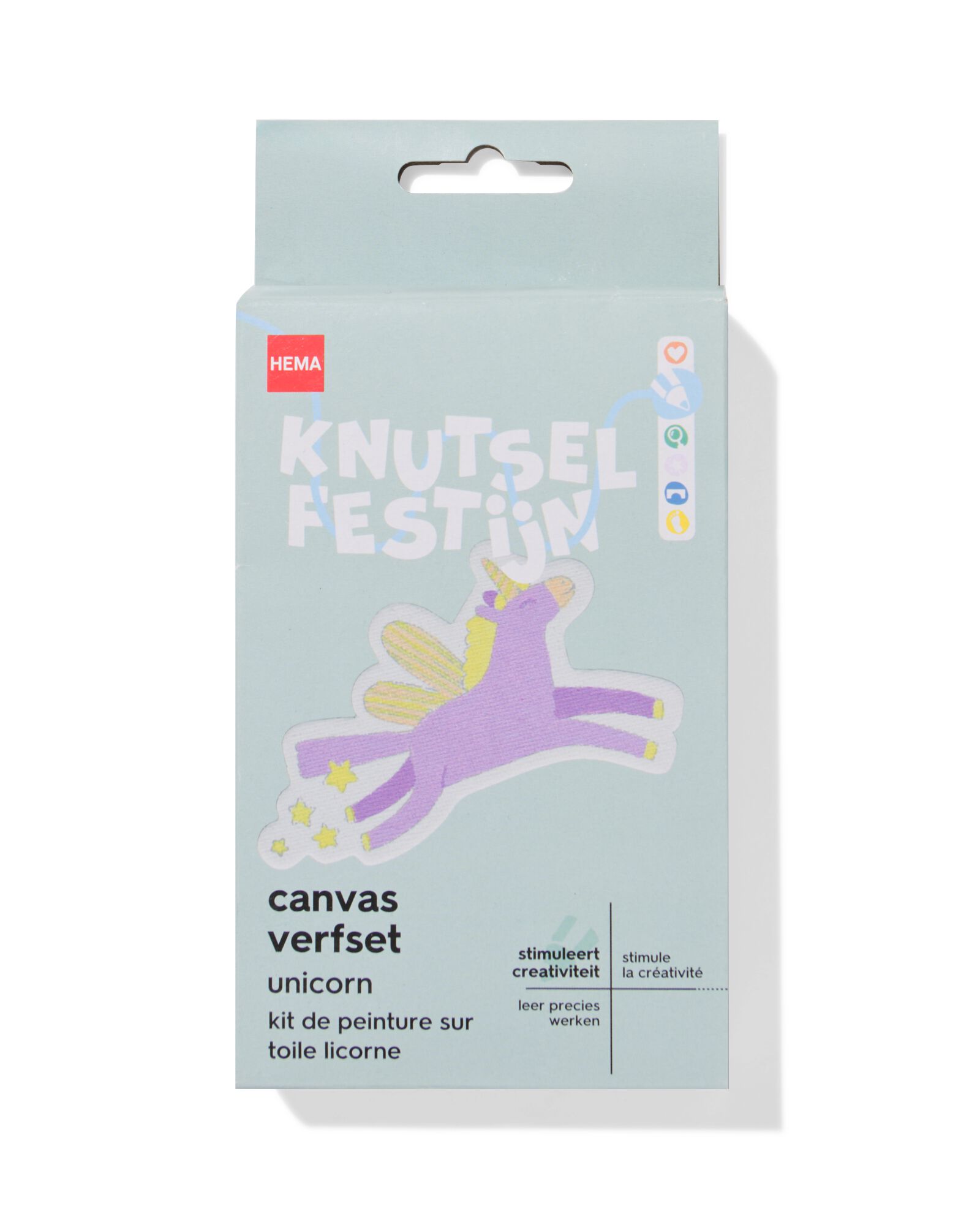 kit de peinture sur toile licorne - 15900344 - HEMA