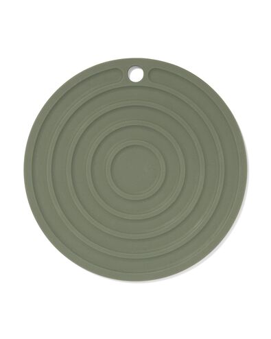 dessous de plat ⌀19cm silicone vert - 80660386 - HEMA