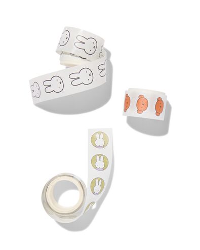 3 rouleaux d&rsquo;autocollants Miffy - 14970055 - HEMA