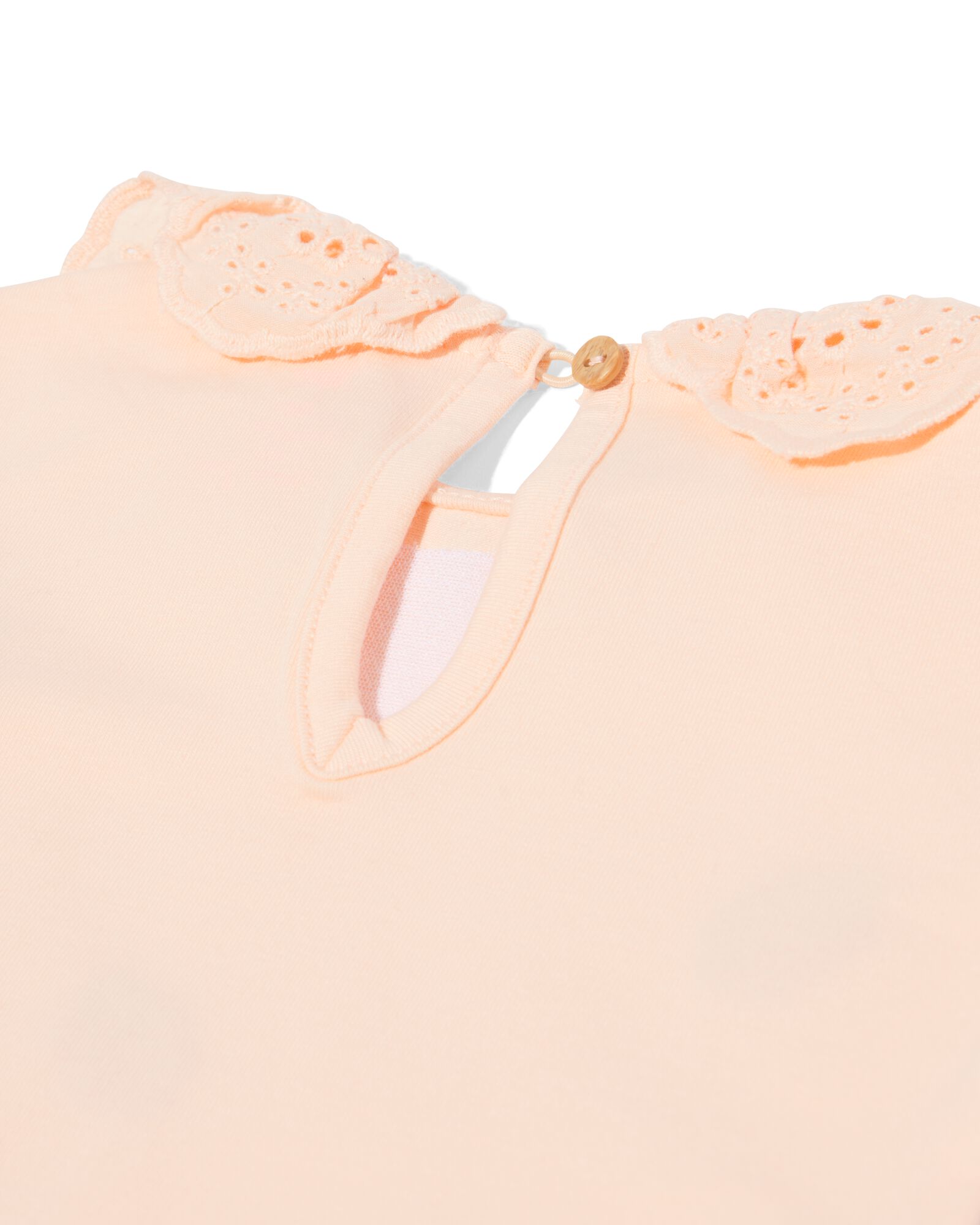 newborn T-shirt fruit zalmroze - 33443920SALMONPINK - HEMA