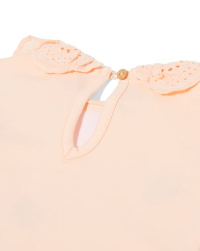 newborn T-shirt fruit zalmroze - 33443920SALMONPINK - HEMA
