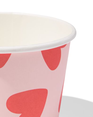 barquettes 450ml papier c&oelig;urs - 4 pi&egrave;ces - 14250367 - HEMA