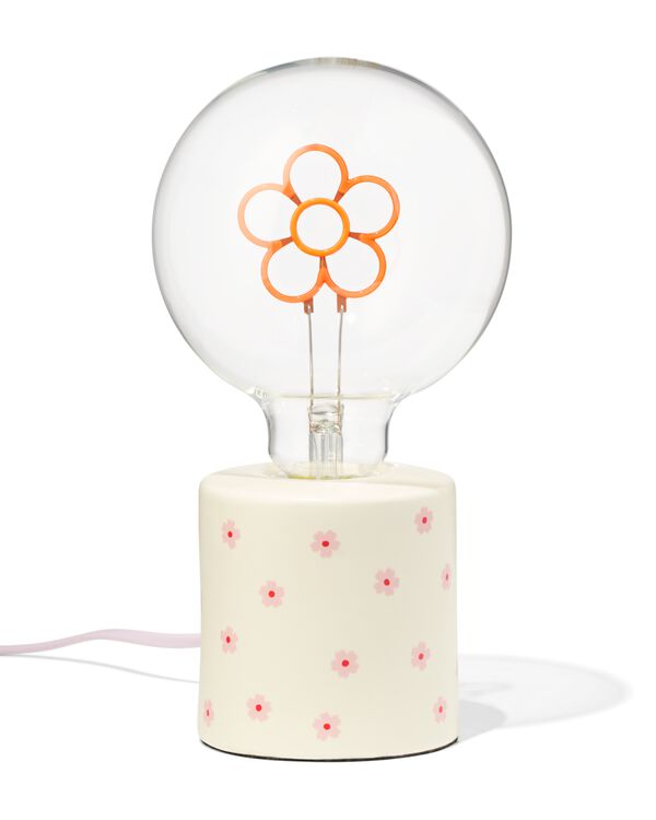 led-lamp 12.5x12.5x23cm bloem - 61104541 - HEMA