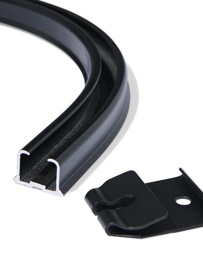 railverbinder met bocht zwart - 7502008 - HEMA