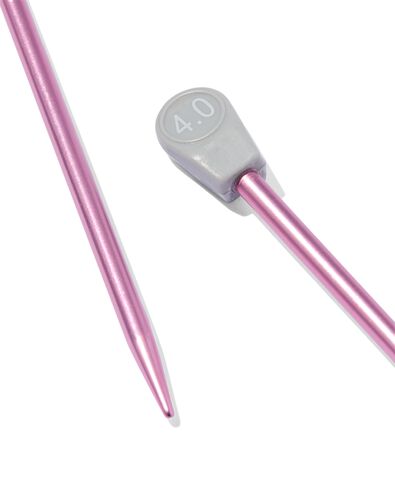 2 aiguilles &agrave; tricoter 4mm - 60760057 - HEMA