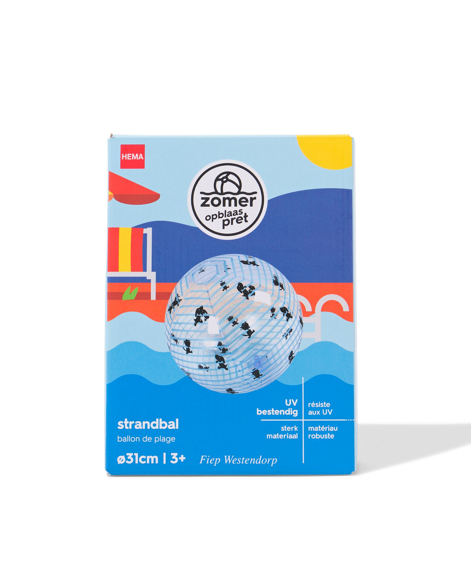 Takkie strandbal ⌀31cm - 15800052 - HEMA