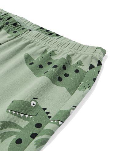pyjama dinosaure enfant avec pyjama doudou vert fonc&eacute; - 23000350DARKGREEN - HEMA