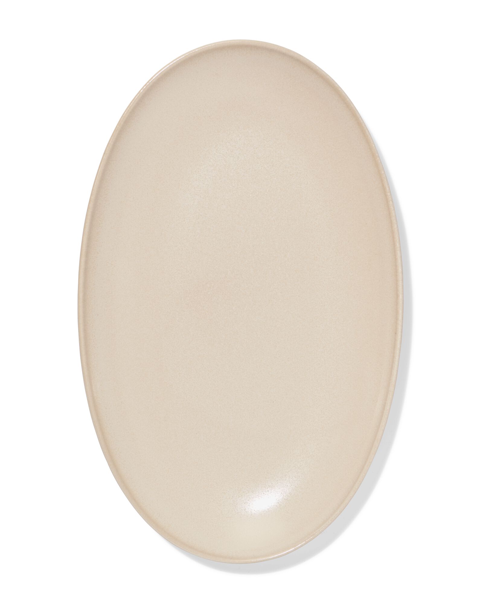 serveerschaal 32x20cm PUUR reactief glazuur gebroken wit - 9650145 - HEMA