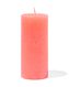 bougies rustiques orange fluorescent 5 x 11 - 13502985 - HEMA