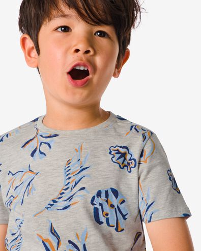 Kinder-T-Shirt, Korallen blau - 1000031664 - HEMA