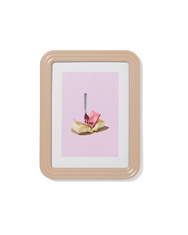 fotolijst 15x20cm hout ribbelrand - 13626029 - HEMA