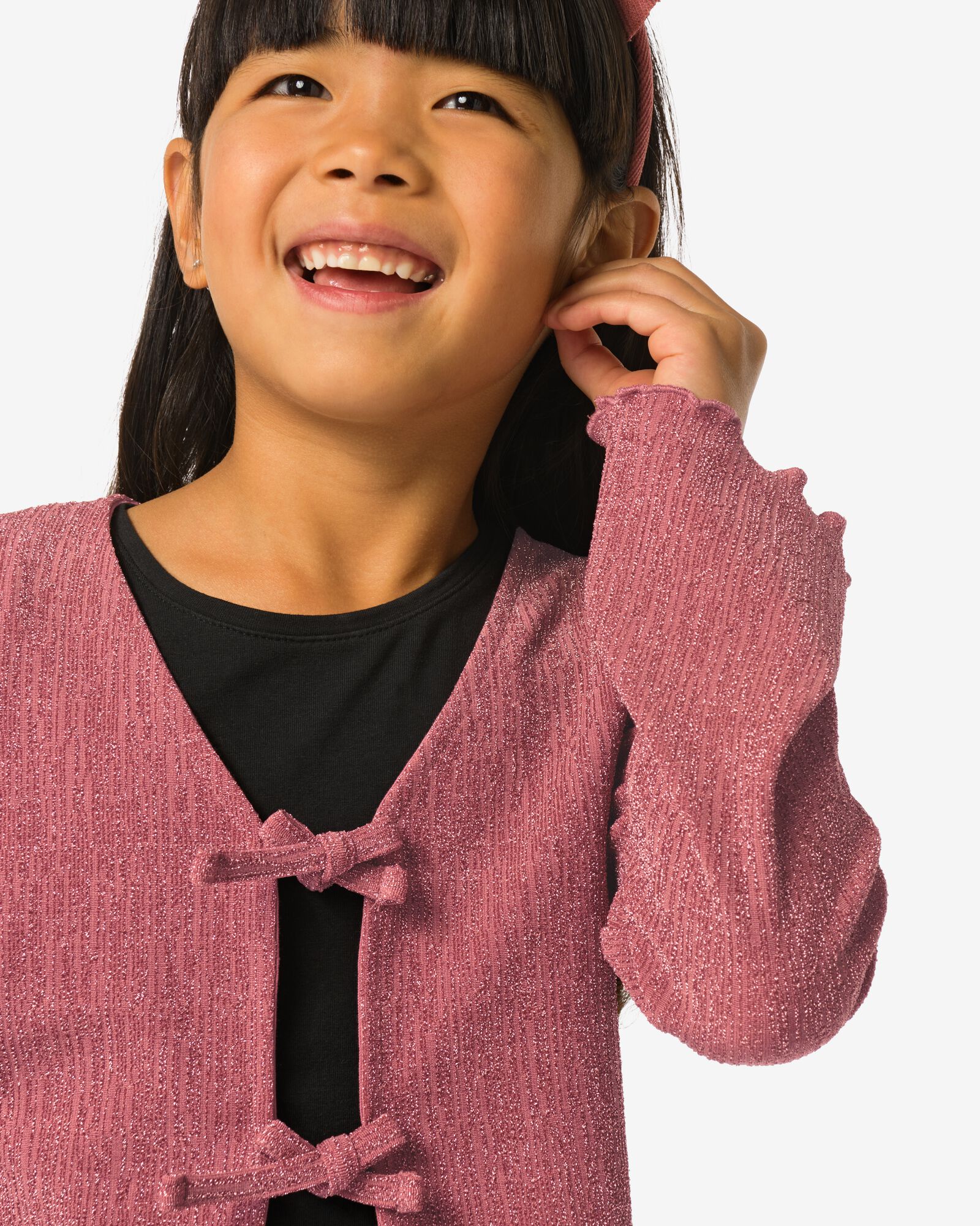 kindervest jersey  roze roze - 30836537PINK - HEMA