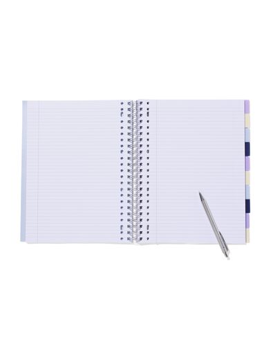 cahier &agrave; spirale A4 lign&eacute; &eacute;toiles - 14100361 - HEMA