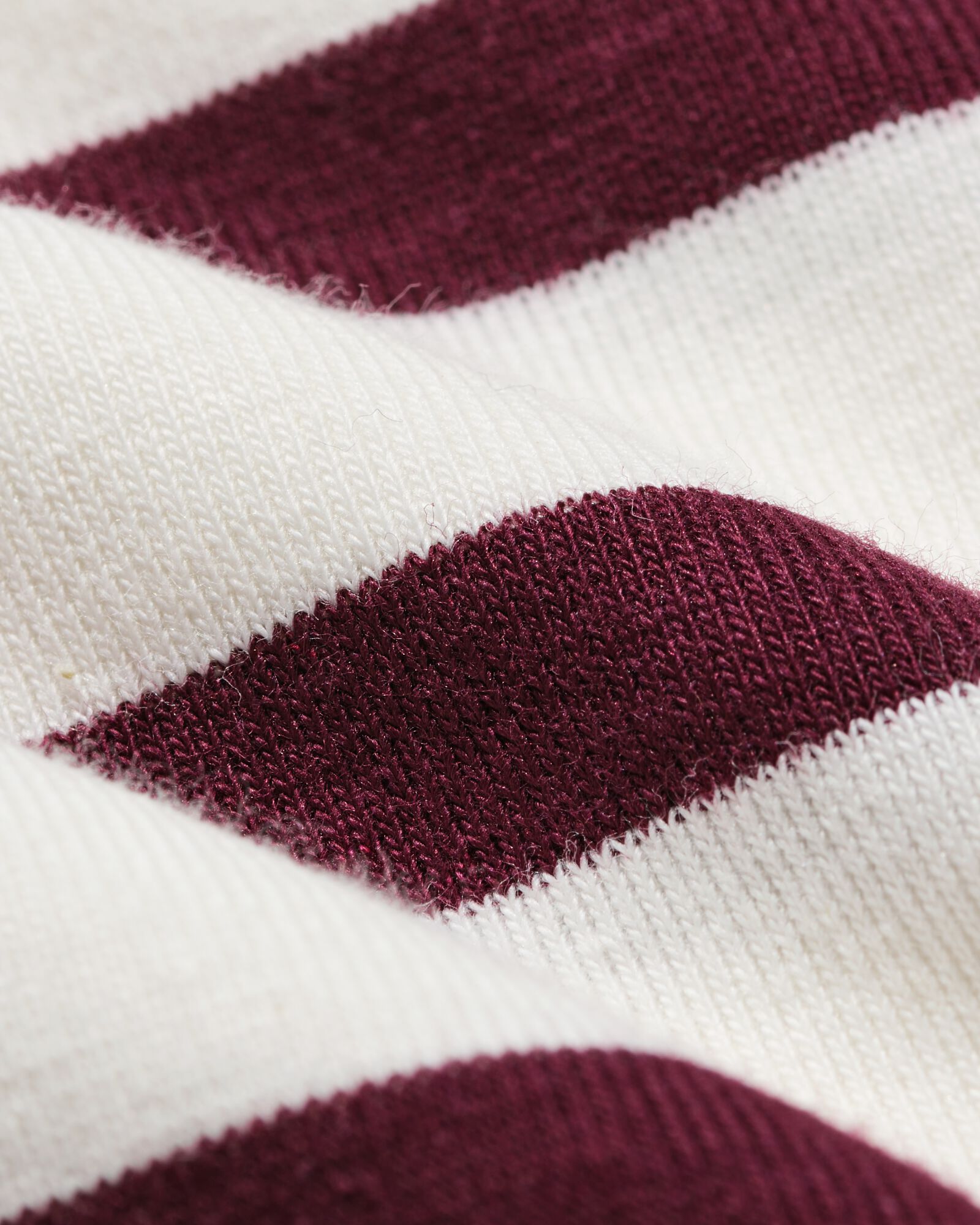 Damen-T-Shirt Cara, Jersey, gestreift bordeauxrot - 36302130BURGUNDYRED - HEMA