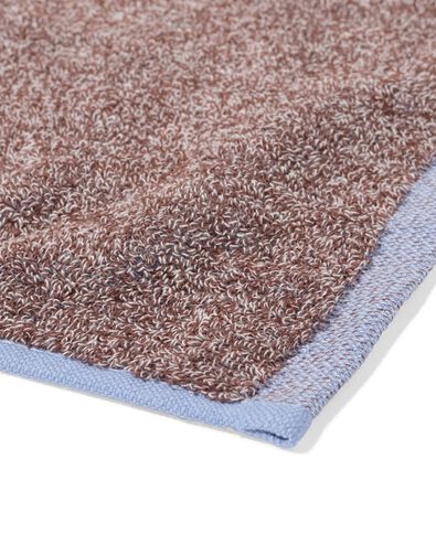 G&auml;stehandtuch 33 x 50 cm schwere Qualit&auml;t, Braunblaumeliert blau G&auml;stehandtuch - 5200273 - HEMA